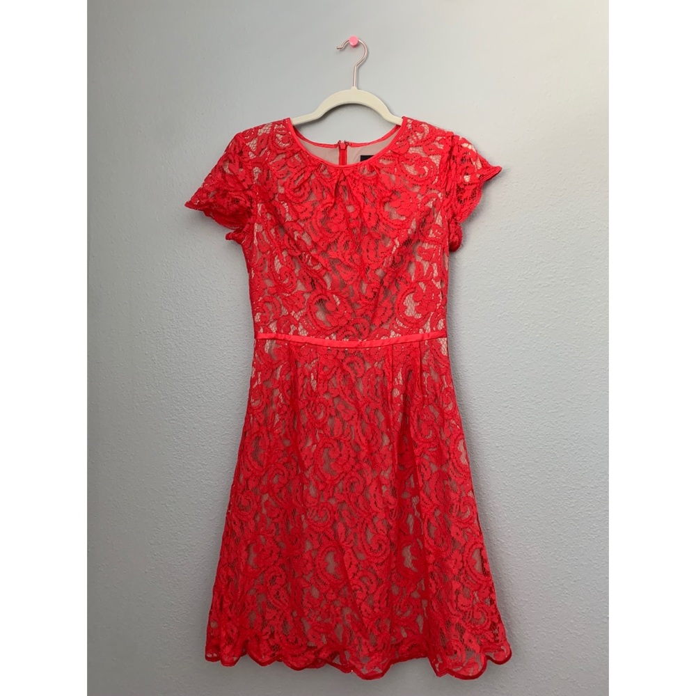 Adrianna Papell A-Line Lace Dress